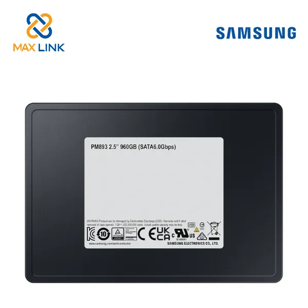 Ổ cứng Datacenter SSD SamSung PM893 2.5 inch SSD 960 GB MZ-7L396000
