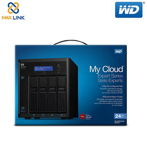 Ổ cứng di động My Cloud EX4100 24TB WDBWZE0240KBK-SESN