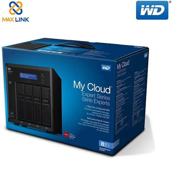 Ổ cứng di động My Cloud EX4100 8TB WDBWZE0080KBK-SESN