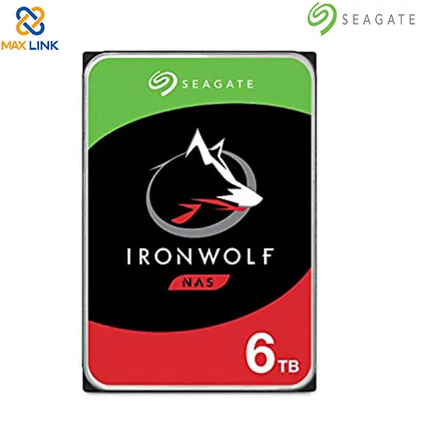 Seagate IRONWOLF NAS HDD 6TB 3.5" SATA 6Gb/s/256MB Cache/5400RPM ST6000VN001