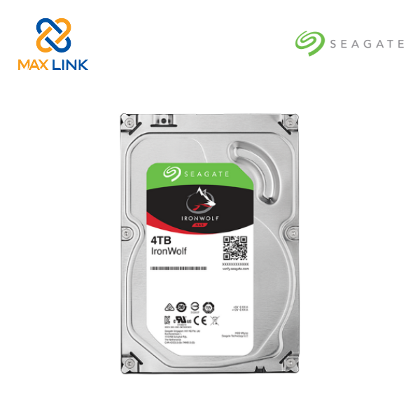 Ổ cứng HDD SEAGATE NAS IRONWOLF 3.5 4TB ST4000VN006