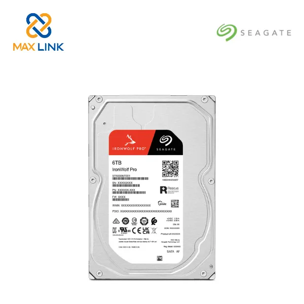 Ổ cứng Seagate IRONWOLF PRO 3.5 6TB ST6000NT001