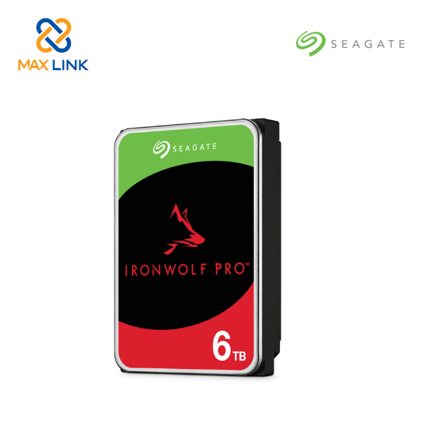 Ổ cứng HDD SEAGATE NAS IRONWOLF PRO 3.5 6TB ST6000VN006