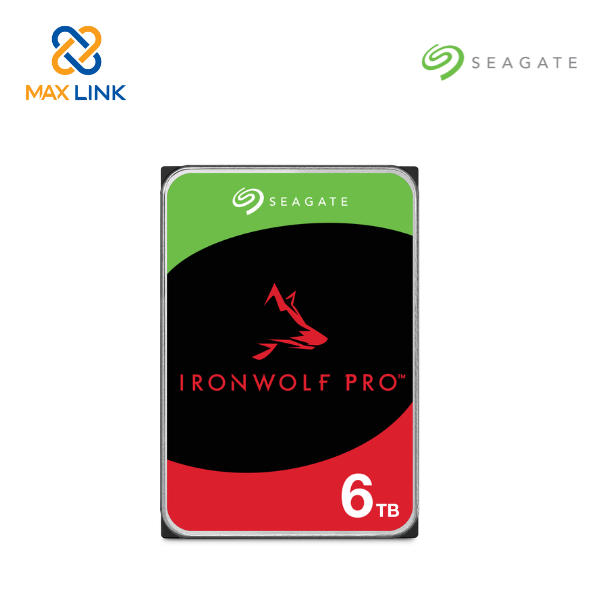 Ổ cứng HDD SEAGATE NAS IRONWOLF PRO 3.5 6TB ST6000VN006
