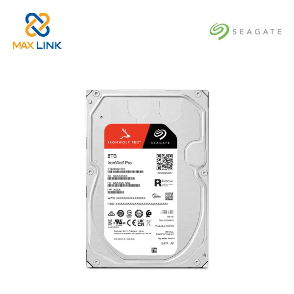 Ổ cứng Seagate IRONWOLF PRO 3.5 8TB ST8000NT001