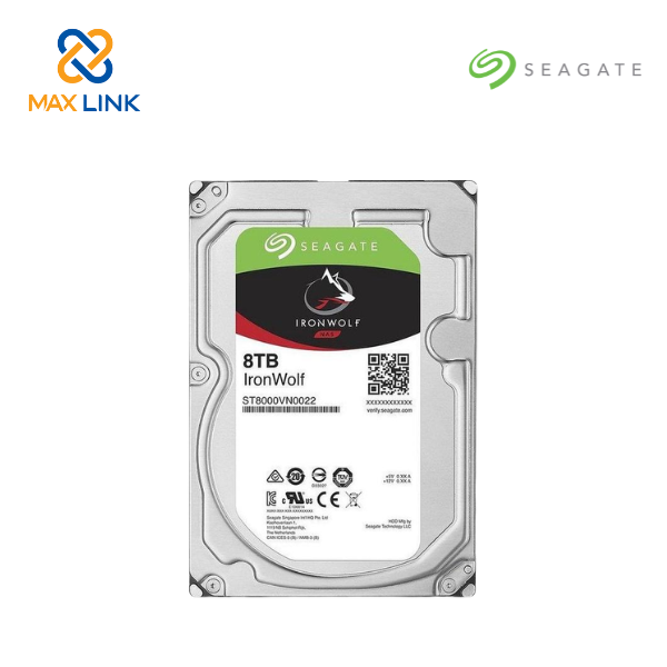 Ổ cứng HDD SEAGATE NAS IRONWOLF PRO 3.5 8TB ST8000VN002