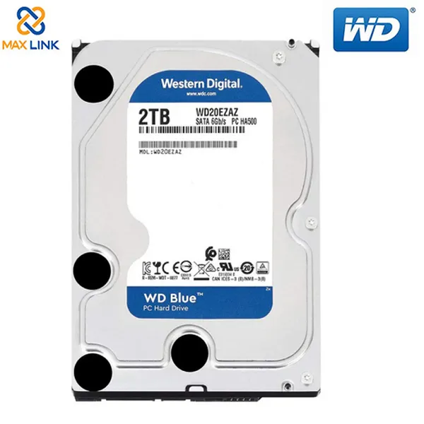 Ổ cứng HDD WD Blue 2TB 3.5" SATA 3 - WD20EZAZ