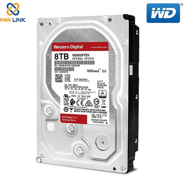 Ổ cứng HDD WD Red Pro 8TB 256MB 7200RPM WD8003FFBX