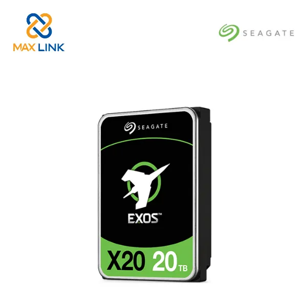 Ổ cứng NAS Seagate Exos X20 HDD 20TB 3.5 SATA 512E Format 285 MB/s 7200rpm ST20000NM007D