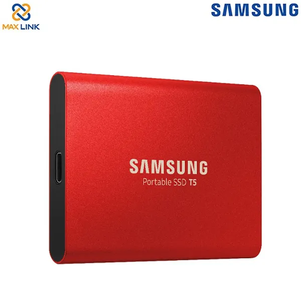 Ổ cứng SAMSUNG SSD T5 PORTABLE 500GB MU-PA500R/WW Red
