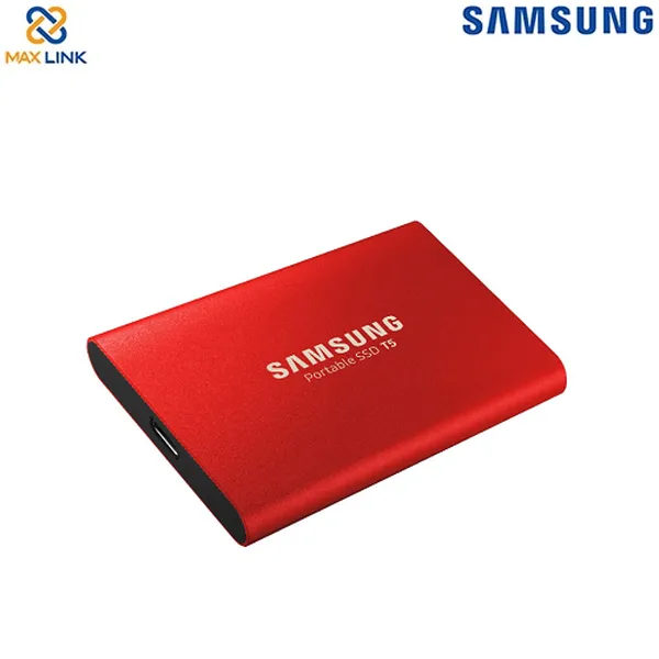Ổ cứng SAMSUNG SSD T5 PORTABLE 500GB MU-PA500R/WW Red