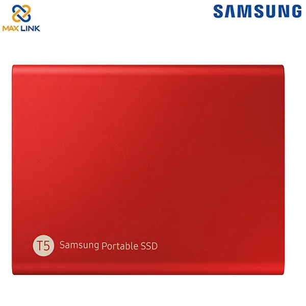 Ổ cứng SAMSUNG SSD T5 PORTABLE 500GB MU-PA500R/WW Red