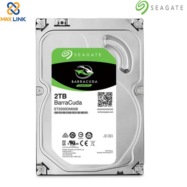 Ổ cứng HDD PC Seagate BarraCuda 2TB 3.5 inch SATA 3- ST2000DM008