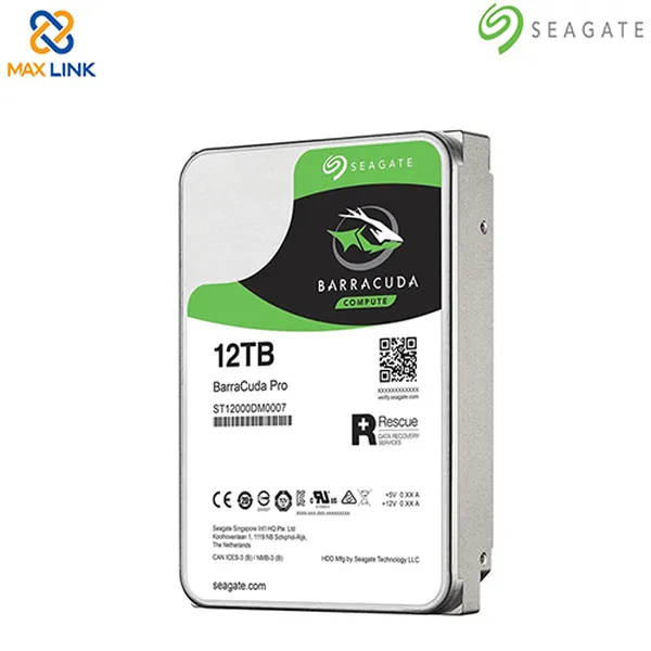 Ổ cứng Seagate BARRACUDA PRO PC HDD 12TB ST12000DM0007
