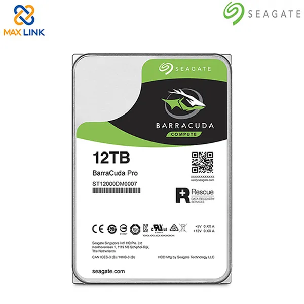 Ổ cứng Seagate BARRACUDA PRO PC HDD 12TB ST12000DM0007