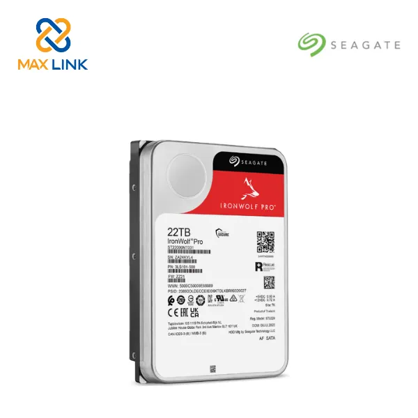 Ổ cứng Seagate IRONWOLF PRO 3.5 22TB ST22000NT001