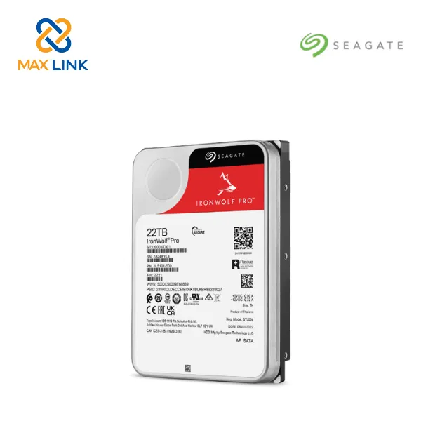 Ổ cứng Seagate IRONWOLF PRO 3.5 22TB ST22000NT001