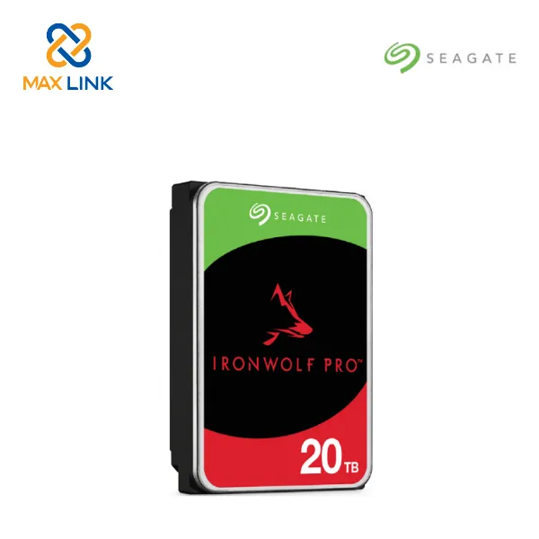 Ổ cứng Seagate NAS IRONWOLF PRO 20TB 3.5 SATA 6Gbs, 285MB/s cache 7200rpm ST20000NE000