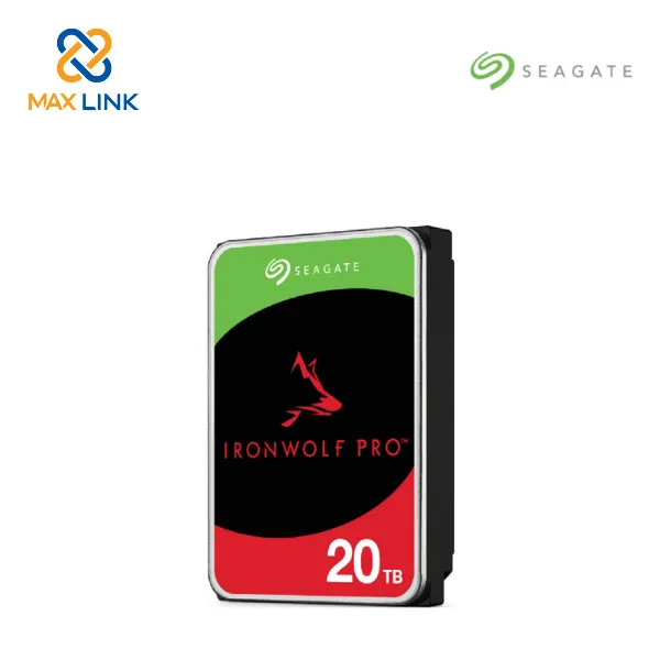 Ổ cứng Seagate NAS IRONWOLF PRO 20TB 3.5 SATA 6Gbs, 285MB/s cache 7200rpm ST20000NE000