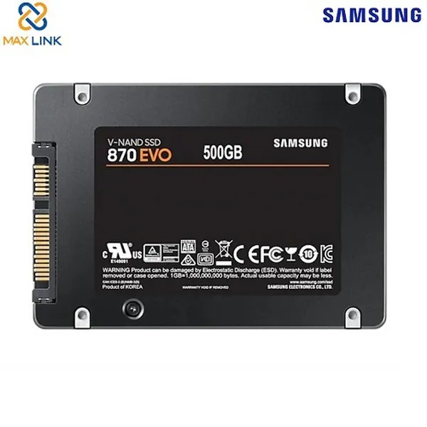 Ổ cứng SSD Samsung 870 EVO 500GB SATA 3 MZ-77E500BW