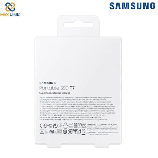 Ổ cứng SSD SAMSUNG T7 PORTABLE Blue 2TB MU-PC2T0H/WW