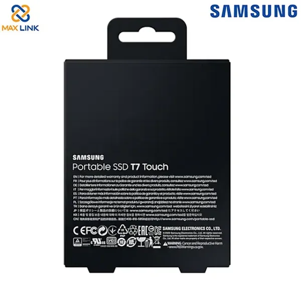 Ổ cứng SSD SAMSUNG T7 TOUCH PORTABLE Silver 2TB MU-PC2T0S/WW