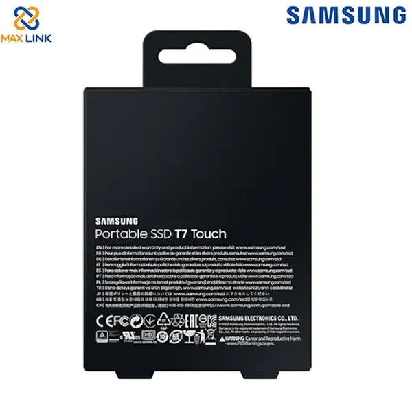 Ổ cứng SSD SAMSUNG T7 TOUCH PORTABLE Silver 500GB MU-PC500S/WW