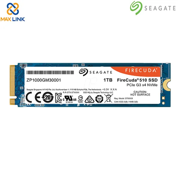 Ổ cứng SSD Seagate Firecuda 510 1TB M2 NVMe ZP1000GM30011