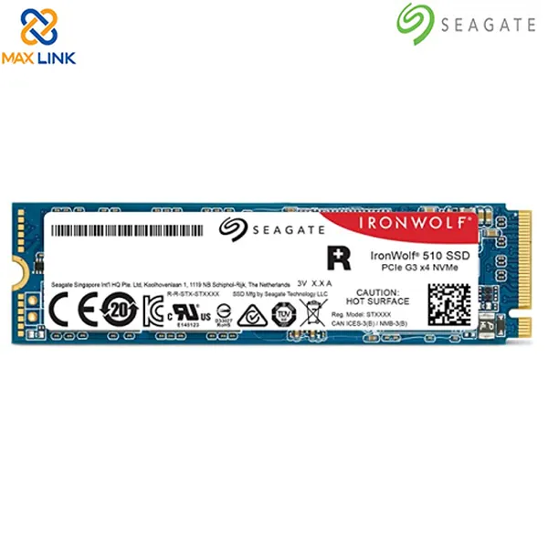 Ổ cứng SSD Seagate IRONWOLF 510 NAS 480GB M2 NVMe ZP480NM30011