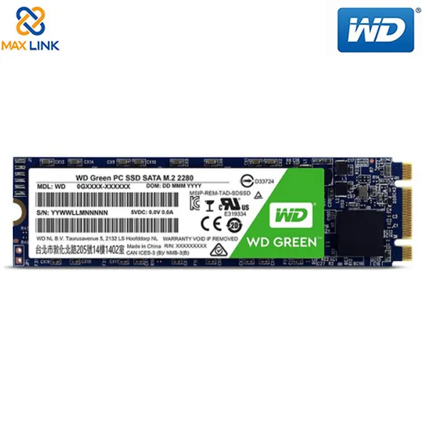 Ổ cứng SSD Western Digital Green 240GB M.2 2280 SATA 3 - WDS240G2G0B