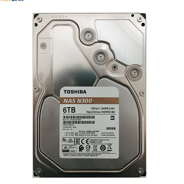 Ổ cứng TOSHIBA HDD 3.5 NAS 6TB HDWG160UZSVA