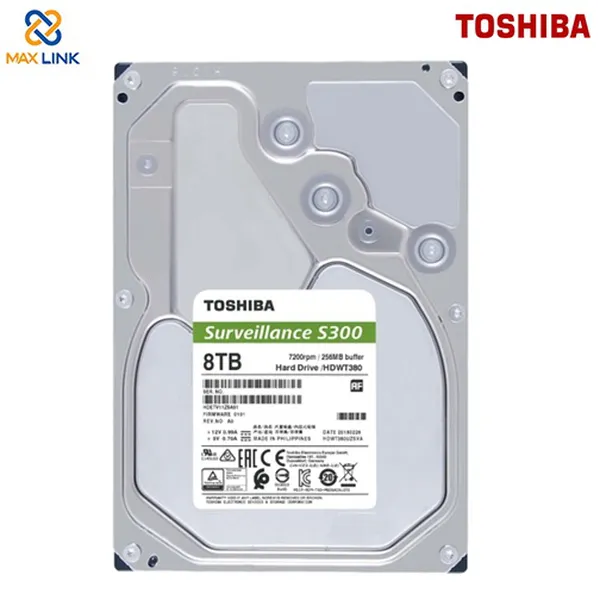Ổ cứng TSB 3.5 HDD AV SURVEILLANCE S300 8TB HDWT380UZSVA