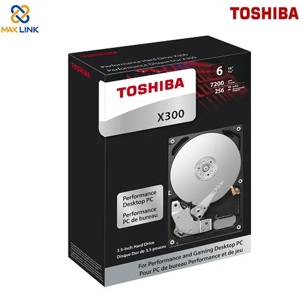 Ổ cứng TSB 3.5” X300 Performance HDD 6TB HDWE160UZSVA