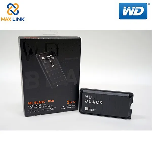 Ổ cứng WD BLACK P50 Game Drive SSD 2TB WDBA3S0020BBK-WESN