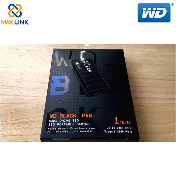 Ổ cứng WD BLACK P50 Game Drive SSD 1TB WDBA3S0010BBK-WESN