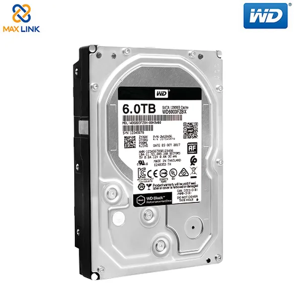 Ổ cứng WD HDD Black 6TB (Desktop) WD6003FZBX