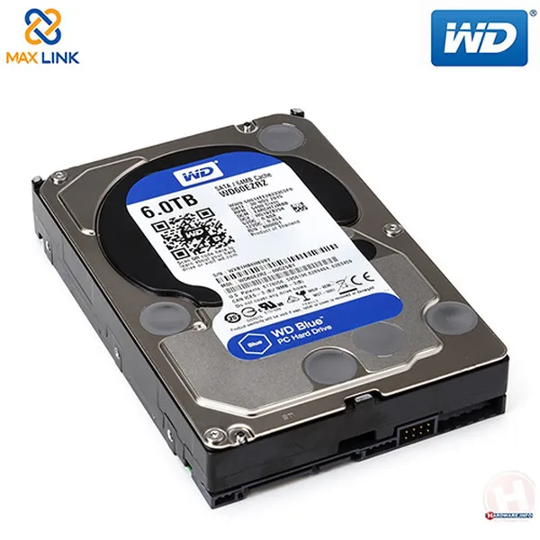 Ổ cứng WD HDD Blue 5400rpm 6TB (Desktop) WD60EZRZ