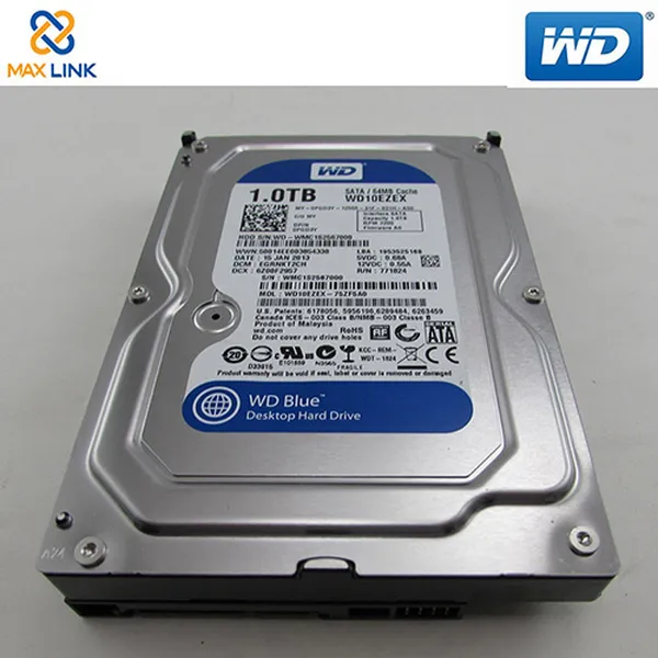 Ổ cứng WD HDD Blue 7200rpm 1TB (Desktop) WD10EZEX
