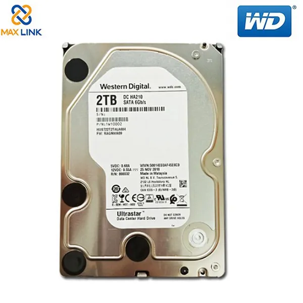 Ổ cứng WD HDD Enterprise ULTRASTAR DC HA210 2TB 3.5 SATA 1W10002