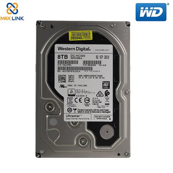 Ổ cứng WD HDD Enterprise ULTRASTAR DC HC320 8TB 3.5" SATA 0B36404