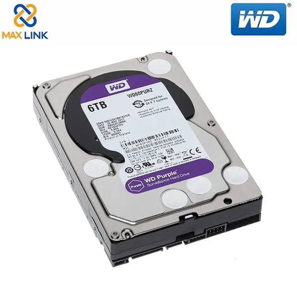 Ổ cứng WD HDD Purple™ 6TB (Camera) WD60PURZ