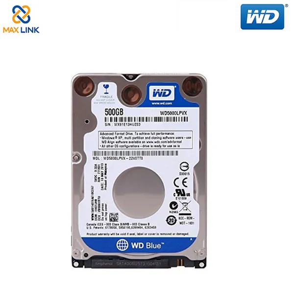 Ổ cứng WD HDD Scorpio® Blue™ 500GB (Laptop) WD5000LPCX