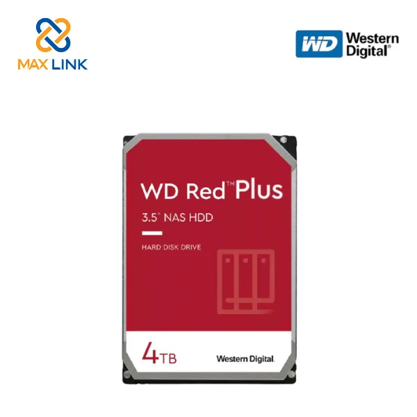 Ổ cứng HDD Western Digital Red Plus 4TB WD40EFZX