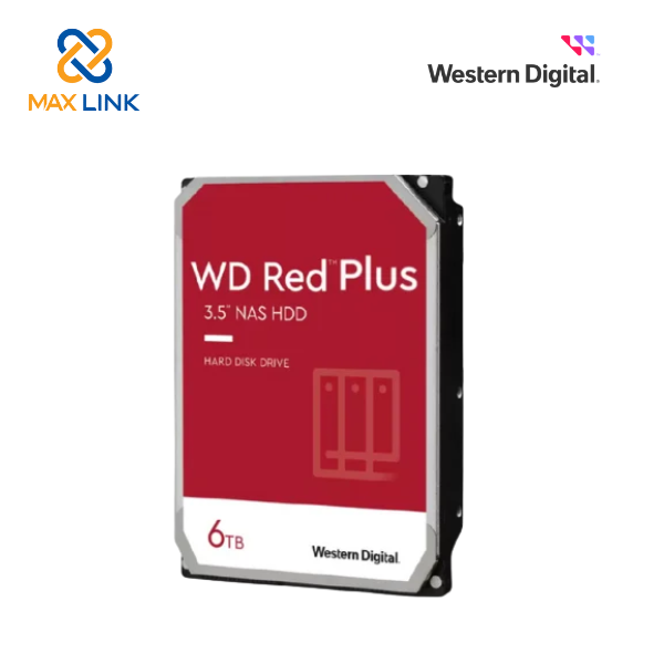 Ổ cứng WESTERN HDD RED PLUS NAS 3.5 6TB WD60EFZX