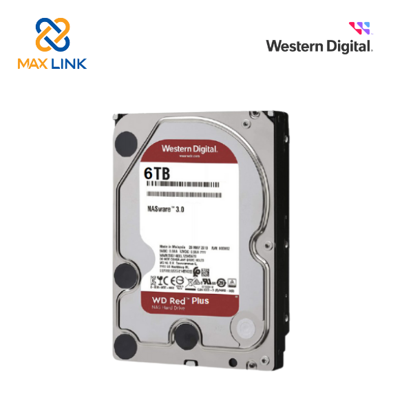 Ổ cứng WESTERN HDD RED PLUS NAS 3.5 6TB WD60EFZX