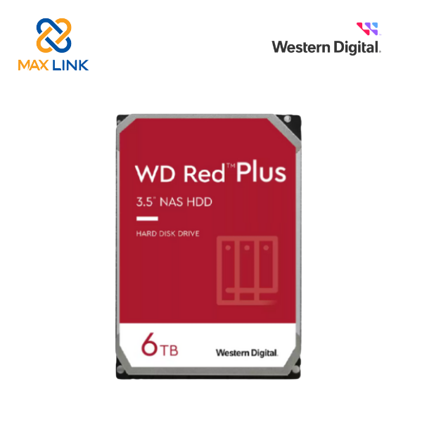 Ổ cứng WESTERN HDD RED PLUS NAS 3.5 6TB WD60EFZX
