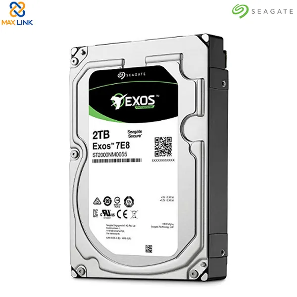Ổ cứng SEAGATE HDD ENTERPRISE EXOS 3.5 7E8 512N SATA ST2000NM0055