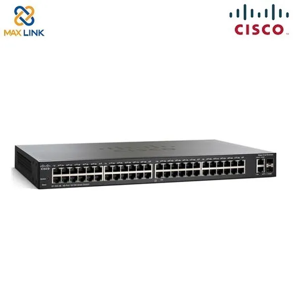 Cisco SF220-48P 48-Port 10/100 PoE Smart Switch