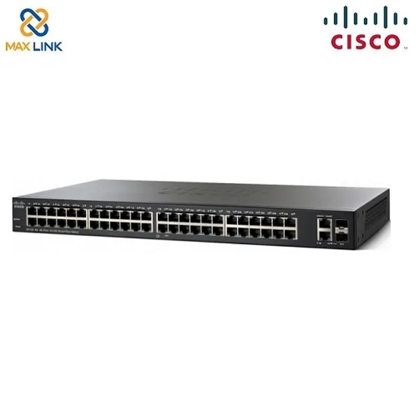Cisco SF220-48P 48-Port 10/100 PoE Smart Switch