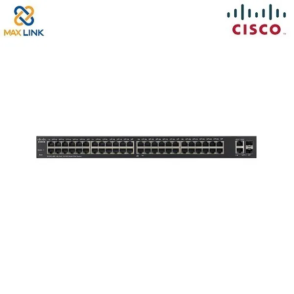 Cisco SF220-48P 48-Port 10/100 PoE Smart Switch
